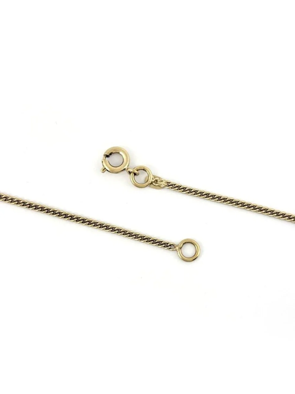 Chanel CC Logo Rhinestone Necklace Snowflake Faux Pearl Gold